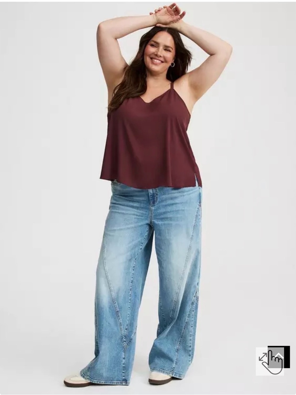 Torrid Sophie Georgette Swing Cami